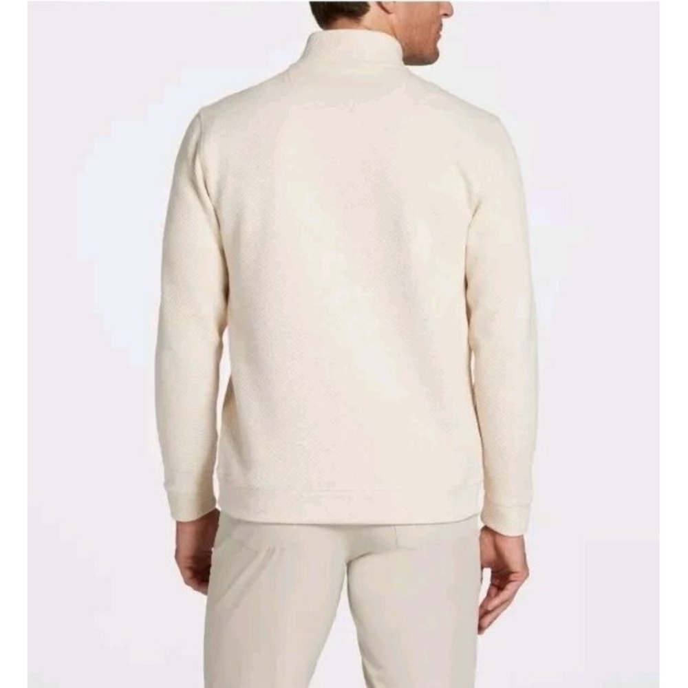 NWT Men's Walter Hagen Clubhouse Midweight 1/4 Zip - Small - Light Khaki - Picture 2 of 7
